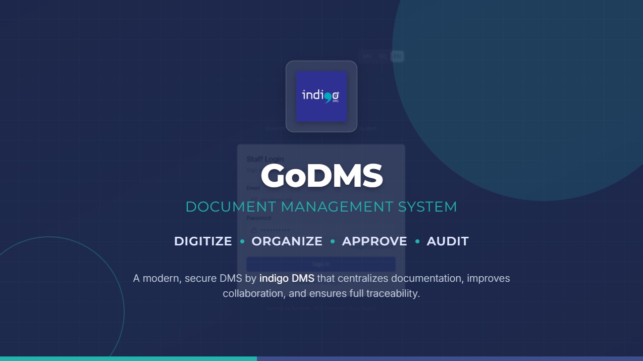 Indigo DMS <span>(GoDMS)</span>